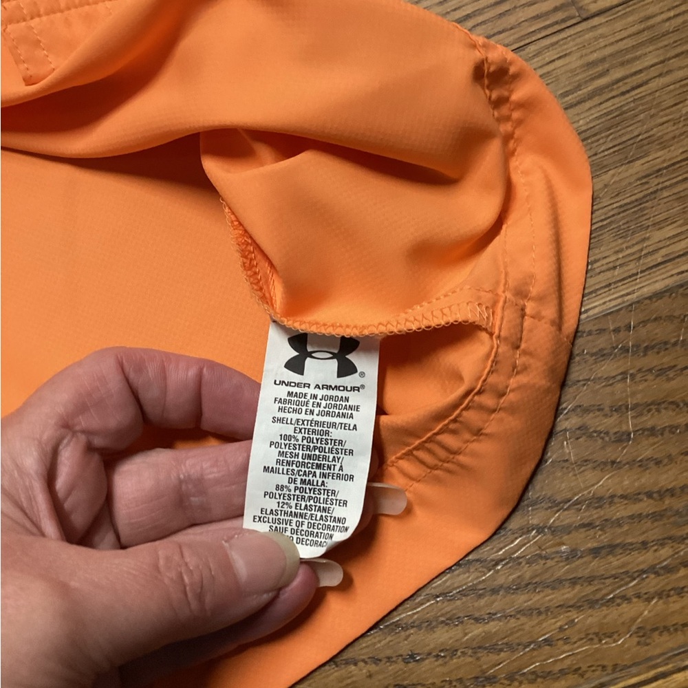 Under Armour Flats Guide outdoor shirts Orange And Dark baby blue Small - Picture 11 of 16